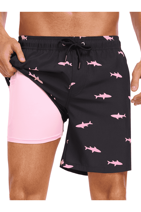 Padded Swim Trunks